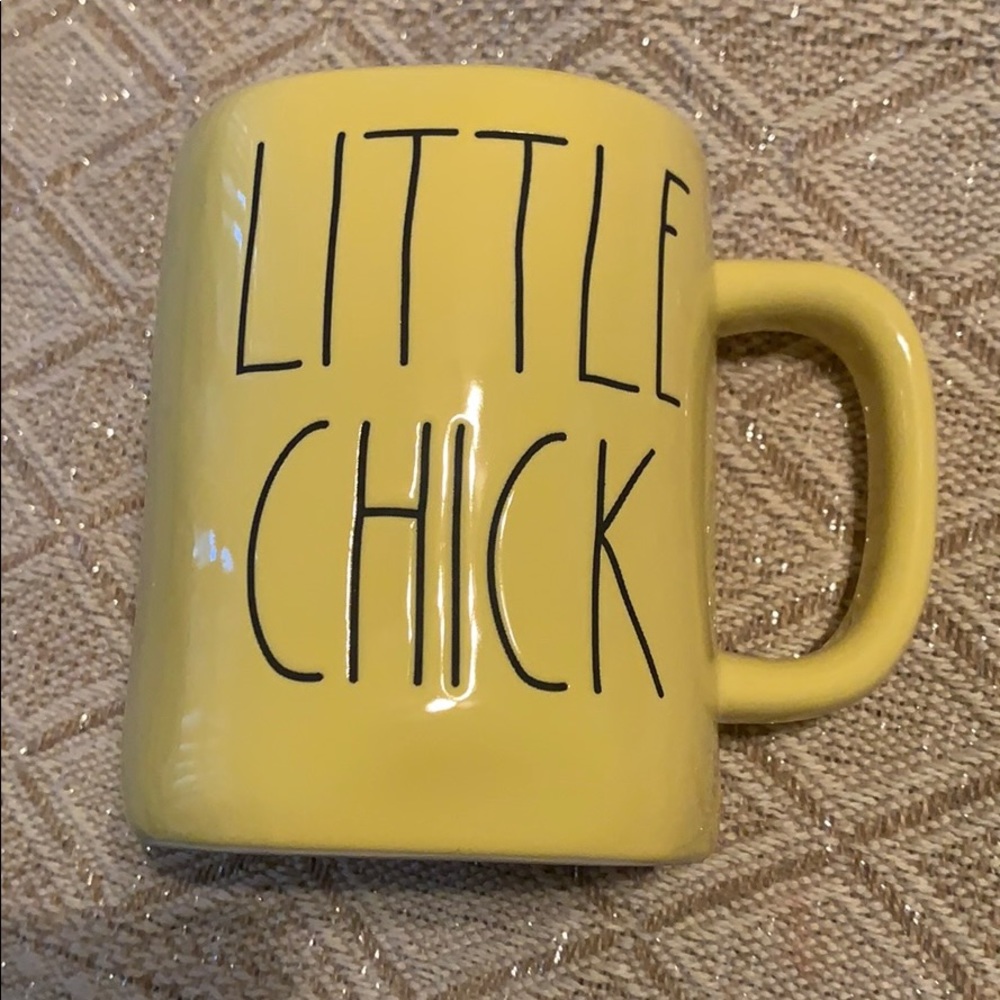 Rae Dunn EASTER yellow mug LITTLE CHICK